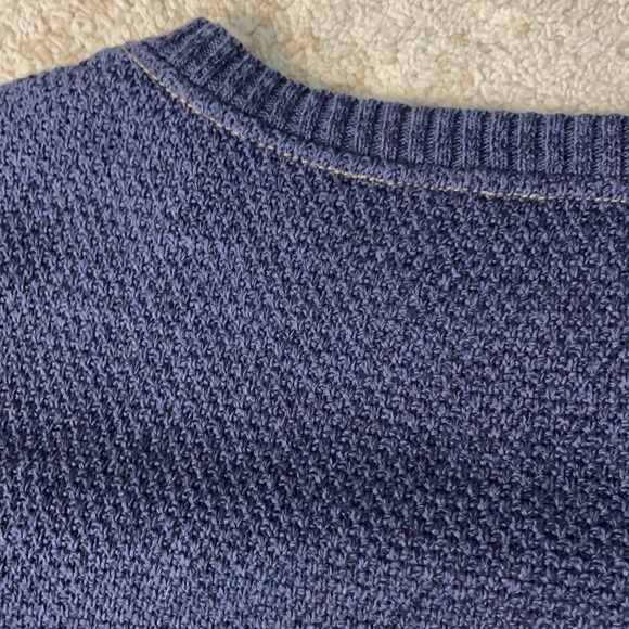 Zara cropped Denim/knit top - Picture 5 of 6